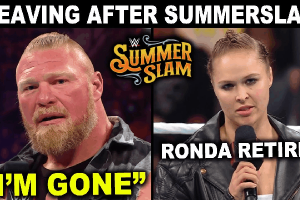 Ronda Rousey Leaves WWE After SummerSlam Loss
